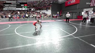 70 lbs Champ. Round 1 - Emmett Babcock, Milton Monsters Wrestling Club vs Luke Henderson, LAW