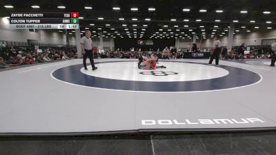215 lbs 1st Place Match - Colton Tupper, CRWC vs Zayde Facchetti, Texas