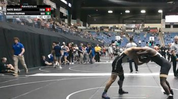 141 lbs Cons. Round 4 - Nate Bailey, Fort Hays Tech Northwest vs Ethan Pappan, Northeast Oklahoma