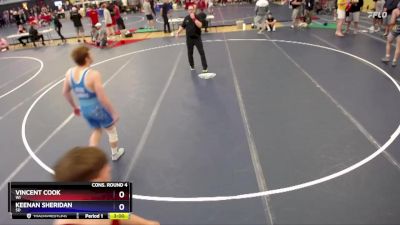 175 lbs Cons. Round 4 - Vincent Cook, WI vs Keenan Sheridan, SD