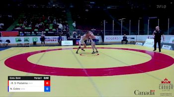 70kg Cons. Semi - Roman Scriba-Podaima, Westsider Wrestling vs Nikola Coles, WAMMA WC