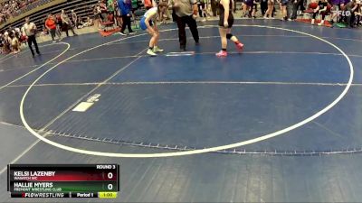 145 lbs Round 3 - Hallie Myers, Fremont Wrestling Club vs Kelsi Lazenby, Wasatch WC