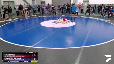 77 lbs Round 4 - Kingston Salmon, Arctic Warriors Wrestling Club vs Tyler Kuqo, Bethel Freestyle Wrestling Club