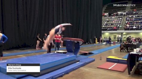 Ella Svoboda - Women's Group, Cedar Valley Gymnastics - 2021 Women's Xcel Region 4 Championships