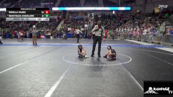 45 lbs Cons. Round 3 - Briella Hamic, Central Heights vs Makynlea Charland, Junction City