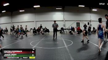 88 lbs Round 1 (4 Team) - Colton Louderback, Mat Warriors vs Jaxson Meeks, Brawler Elite