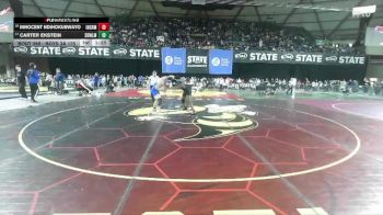 Boys 3A 175 lbs Champ. Round 2 - Carter Ekstein, Sedro-Woolley vs Innocent Ndihokubwayo, Ingraham