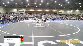 76 lbs Consi Of 8 #1 - Noah Espejo, Elite Force Wrestling Club vs Aiden Quezada, Predator Wrestling