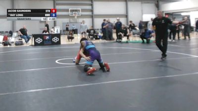 55 kg Quarters - Jacob Saunders, Xtreme Training vs Ray Long, Notre Dame Wrestling Club