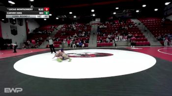 150 lbs Cons. Round 2 - Lucas Montgomery, Austin Westlake vs Carver King, Bentonville West High School