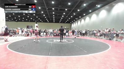 132 lbs Cons. Sub-rd Of 16 - Luis Alvarado, Silver vs Carsen Hanshaw, Beatrice