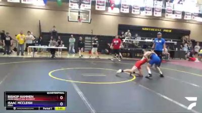 97 lbs Quarterfinal - Bishop Hammen, Moen Wrestling Academy vs Isaac McCleish, Iowa