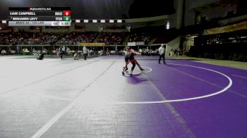 133 lbs Round Of 64 - Liam Campbell, UMASS vs Benjamin Levy, Virginia Tech