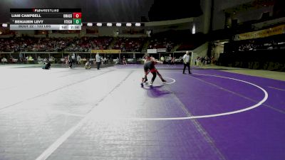 133 lbs Round Of 64 - Liam Campbell, UMASS vs Benjamin Levy, Virginia Tech