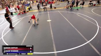 94 lbs Semifinal - Hudson Chittum, TN vs Karson Wuebker, IA