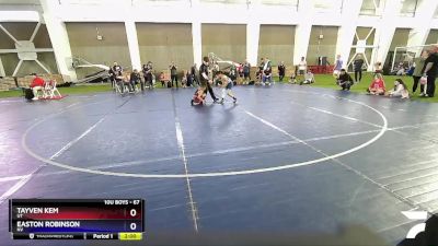 67 lbs Quarterfinal - Tayven Kem, UT vs Easton Robinson, NV