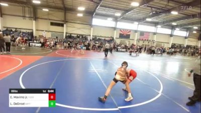 86 lbs Consolation - Estevan Maximo Jr., Tucson Cyclones vs Luke DeGroat, Battle Boys