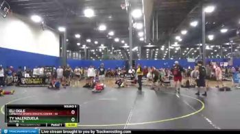 90 lbs Round 5 (6 Team) - Eli Ogle, Combative Sports Athletic Center vs Ty Valenzuela, Olympia