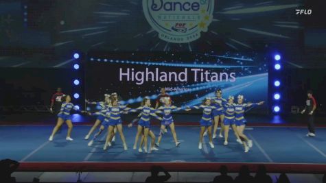 Mid-America - Highland Titans [2024 Northern Indiana Pop Warner Show Cheer 2 Varsity Medium Monday] 2024 Pop Warner National Cheer & Dance Championship