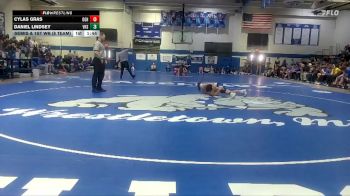 106 lbs Semis & 1st Wb (8 Team) - Daniel Lindsey, Vancleave High School vs Cylas Gras, Oak Grove HS