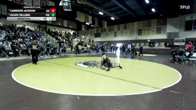 120 lbs Semifinal - Cameron Jackson, Kennedy vs Julius Villamil, Poway