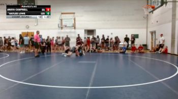 115-128 lbs Champ. Round 1 - Haylee Lowe, New Holstein vs Anaya Campbell, Bolingbrook