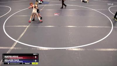 82 lbs Cons. Round 1 - Hunter Houle, Pursuit Wrestling Minnesota vs Benjamin Mack, Pursuit Wrestling Minnesota