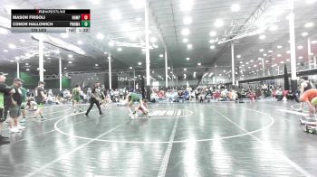 128 lbs Rr Rnd 3 - Mason Frisoli, Northampton - HS vs Conor Hallowich, Pocono Mountain Regional Wrestling Club - HS