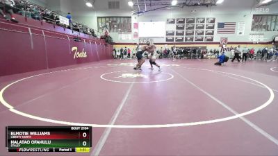 285 lbs Champ. Round 2 - Elmotie Williams, LIBERTY NORTH vs Halatao Ofahulu, STALEY