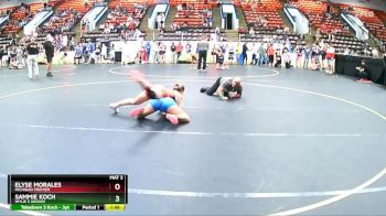 135 lbs Quarterfinal - Elyse Morales, Michigan Premier vs Sammie Koch, Wylie E Groves