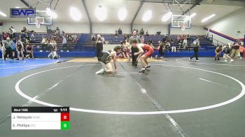 132 lbs Semifinal - Joseph Veloquio, Dark Cloud Wrestling Club vs Eli Phillips, Grove Takedown Club