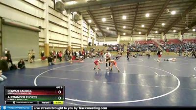 66 lbs Cons. Round 3 - Rowan Caudill, Green River Grapplers vs Alexander Flores, Olympus Wrestling