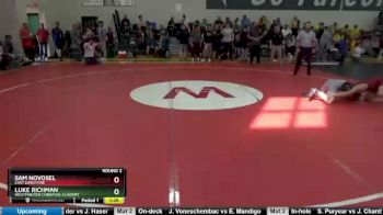 132 lbs Round 2 - Luke Richman, Westminster Christian Academy vs Sam Novosel, East Limestone