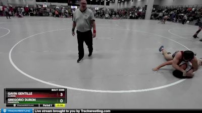 215 lbs Cons. Round 3 - Gavin Gentille, Illinois vs Gregorio Duron, Minnesota