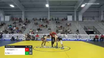 145 lbs Quarterfinal - Ryan Scheppers, Young Guns Orange vs Nick Fea, Team Shutt North