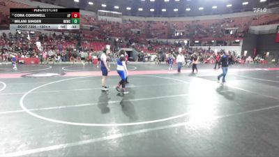 150++ Cons. Semi - Milani Singer, Nicolet Knights Wrestling Club vs Cora Cornwell, Assumption/ Pacelli