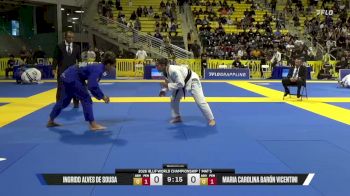 Maria Carolina Barón Vicentini vs Ingridd Alves De Sousa 2026 World Jiu-Jitsu IBJJF Championship