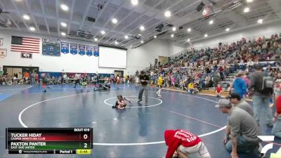 45 lbs Champ. Round 1 - Tucker Hiday, Casper Wrestling Club vs Paxton Panter, East Side United