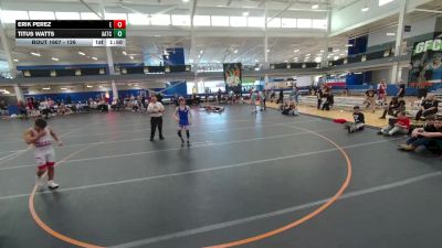 126 lbs Cons. Round 9 - Erik Perez, Unattached vs Titus Watts, All American TC