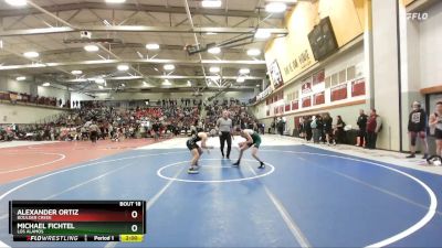 120 lbs Champ. Round 1 - Alexander Ortiz, Boulder Creek vs Michael Fichtel, Los Alamos