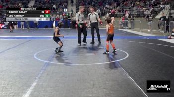 49 lbs Cons. Semi - Leo Hattrup, WWC vs Cooper Bailey, Beloit WC
