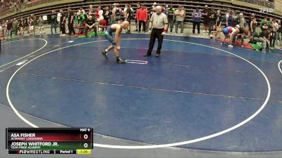 132 lbs Quarterfinal - Joseph Whitford Jr., Team Pride Academy vs Asa Fisher, Altamont Longhorns