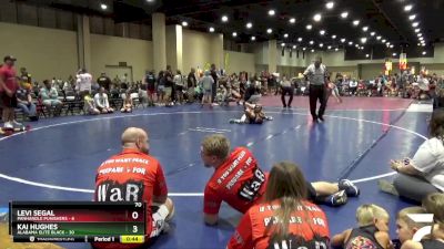 70 lbs Round 6 (8 Team) - Kai Hughes, Alabama Elite Black vs Levi Segal, Panhandle Punishers