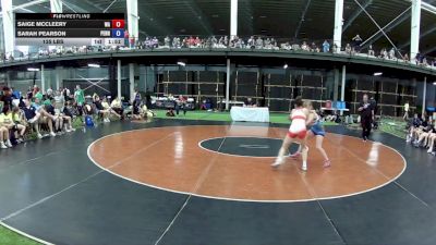 135 lbs Saige McCleery, Washington vs Sarah Pearson, Pennsylvania