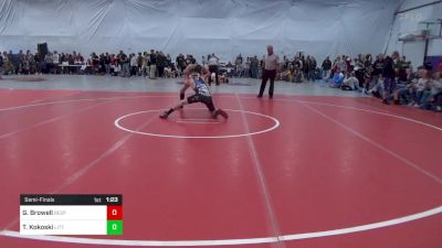 135 lbs Semifinal - Grant Browell, Bedford vs Travis Kokoski, Littlestown