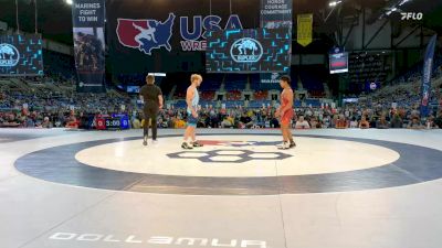 157 lbs Cons. Sub-rd Of 64 - AIDEN CHUR, CA vs Drake Pabst, AL