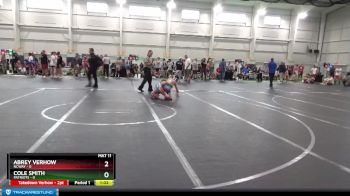 98 lbs Round 1 (8 Team) - Abrey Verhow, NCWAY vs Cole Smith, Patriots