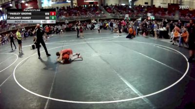 73 lbs Champ. Round 1 - Delaney Hardy, Nebraska Wrestling Academy vs Paisley Grothe, Winside Youth Wrestling