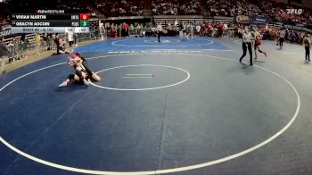 G 107 lbs Cons. Round 1 - Vivian Martin, St. Michael The Archangel Girls vs Gracyn Aucoin, Plaquemine Girls