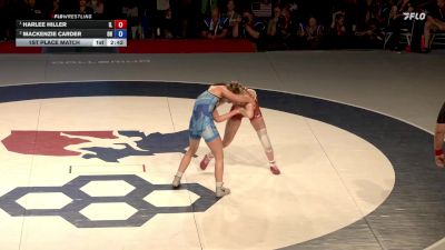 115 lbs 1st Place Match - Harlee Hiller, IL vs Mackenzie Carder, OH